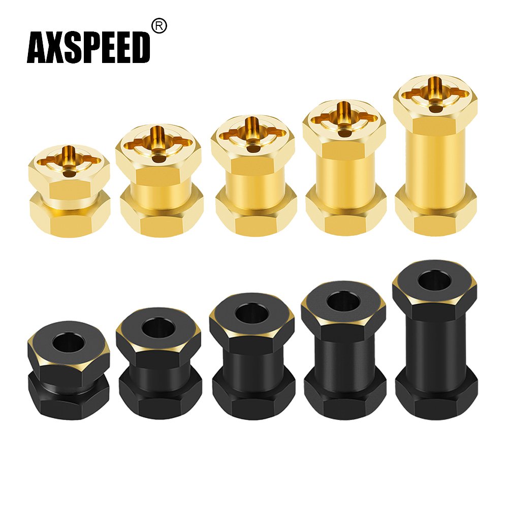 Rc Tire Foam Insert - AXSPEED Brass 12/15/17/20/25mm Wheel Hex Extended