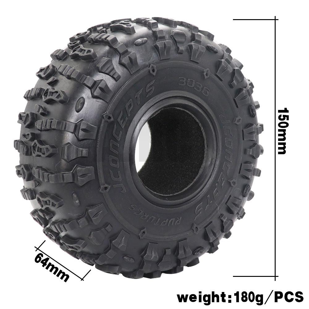 Rc Tire Foam Insert - 4pcs 2.2 Inch Jconcepts Rubber Tyre