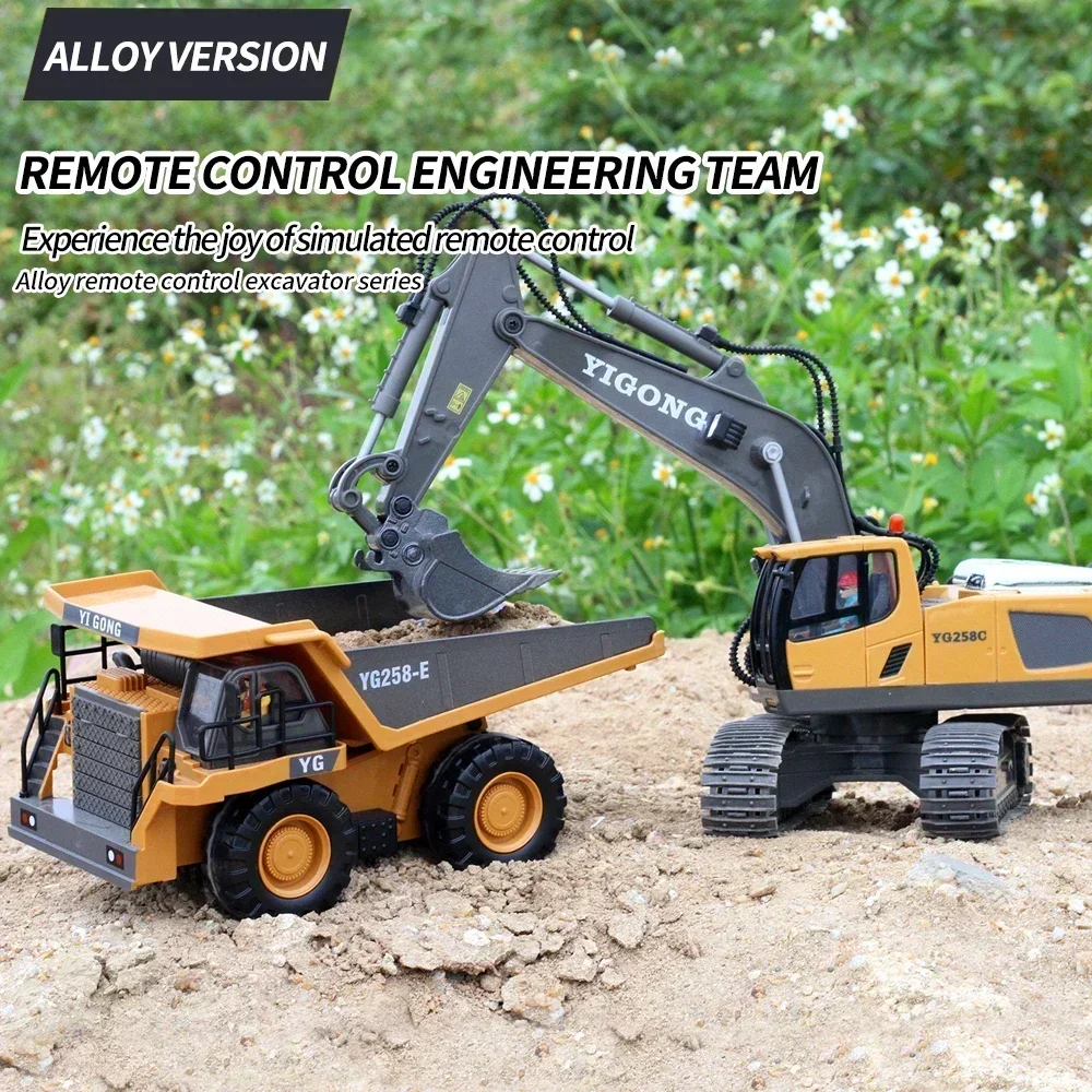 Excavator Dump Trucks 2.4G Hig - Rc Excavator Hydraulic review and price