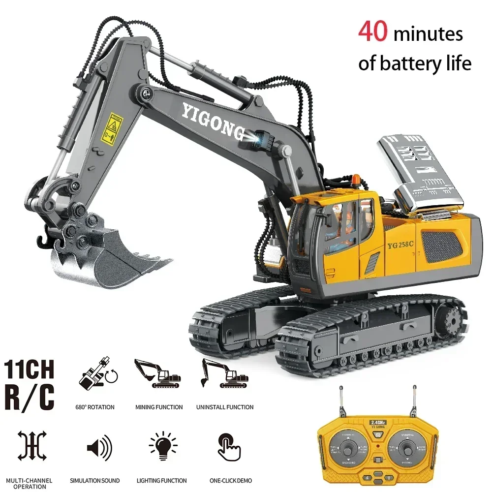 Excavator Dump Trucks 2.4G Hig - Rc Excavator Hydraulic review and price