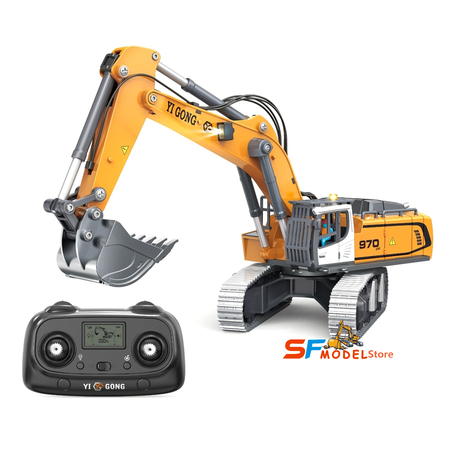 Mini Excavator 1/50 970 Electr - Rc Excavator Hydraulic review and price