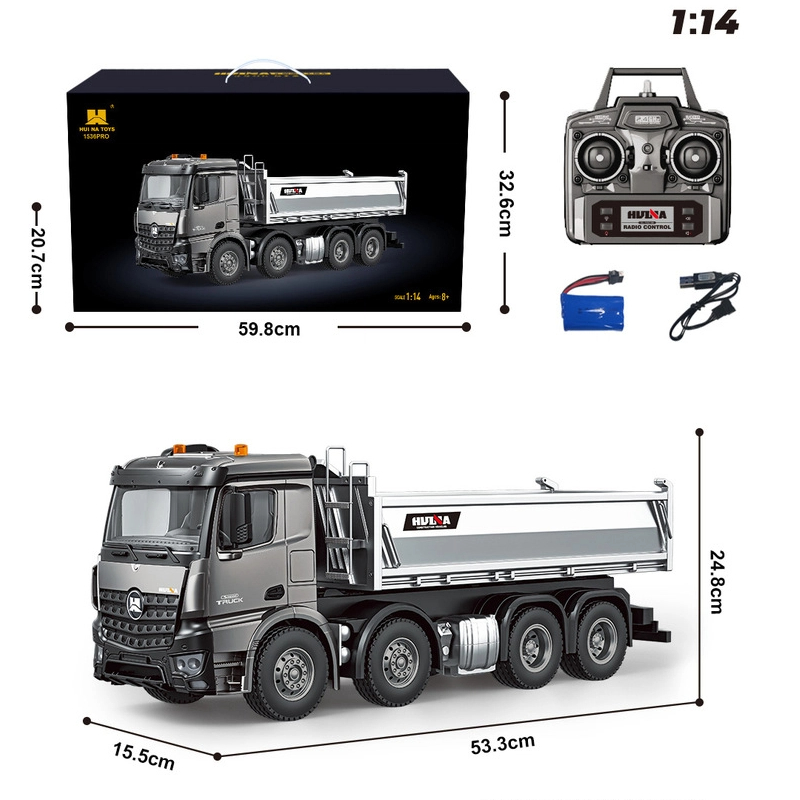 New Huina 1536pro 1537 Alloy R - Rc Excavator Hydraulic review and price