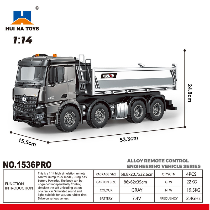 New Huina 1536pro 1537 Alloy R - Rc Excavator Hydraulic review and price