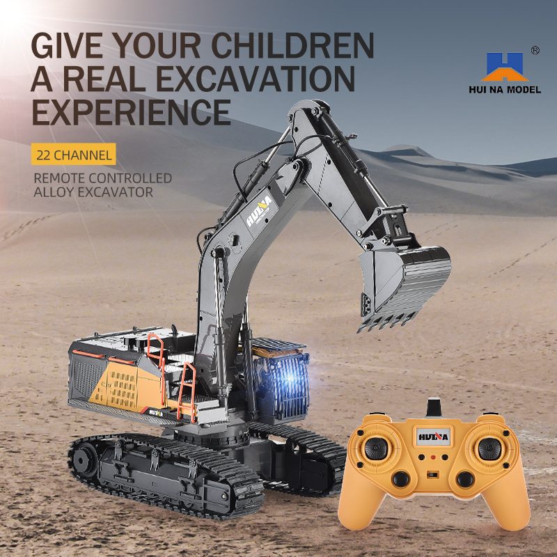 HUINA 1592 Alloy Excavator Tru - Rc Excavator Hydraulic review and price