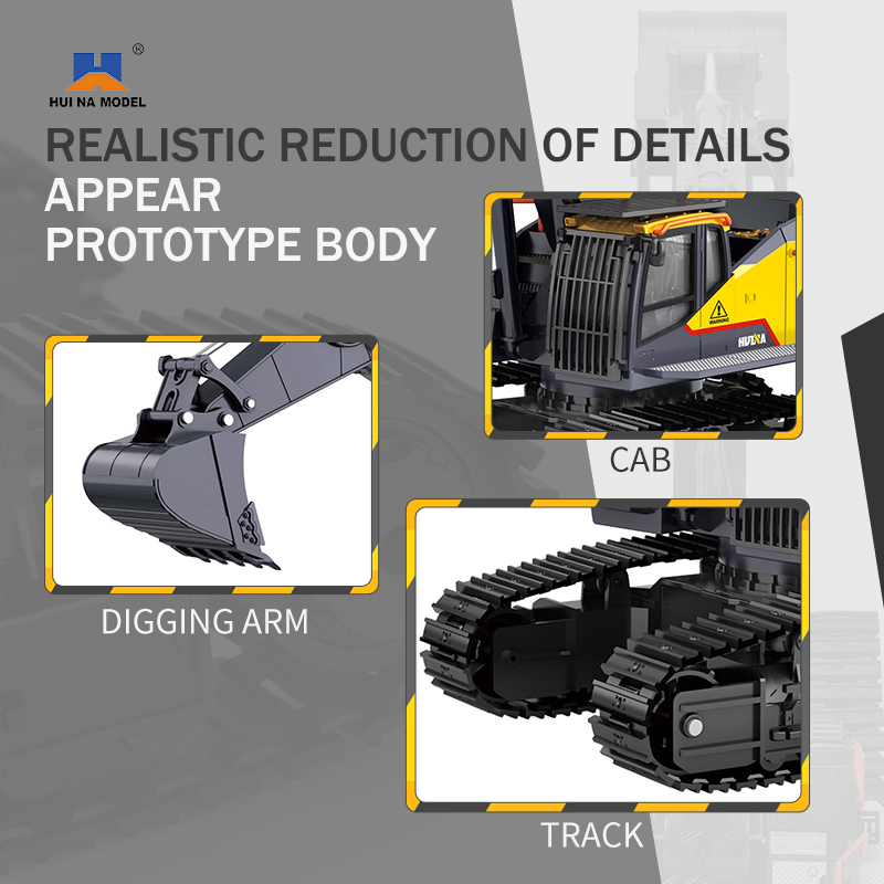 HUINA 1592 Alloy Excavator Tru - Rc Excavator Hydraulic review and price