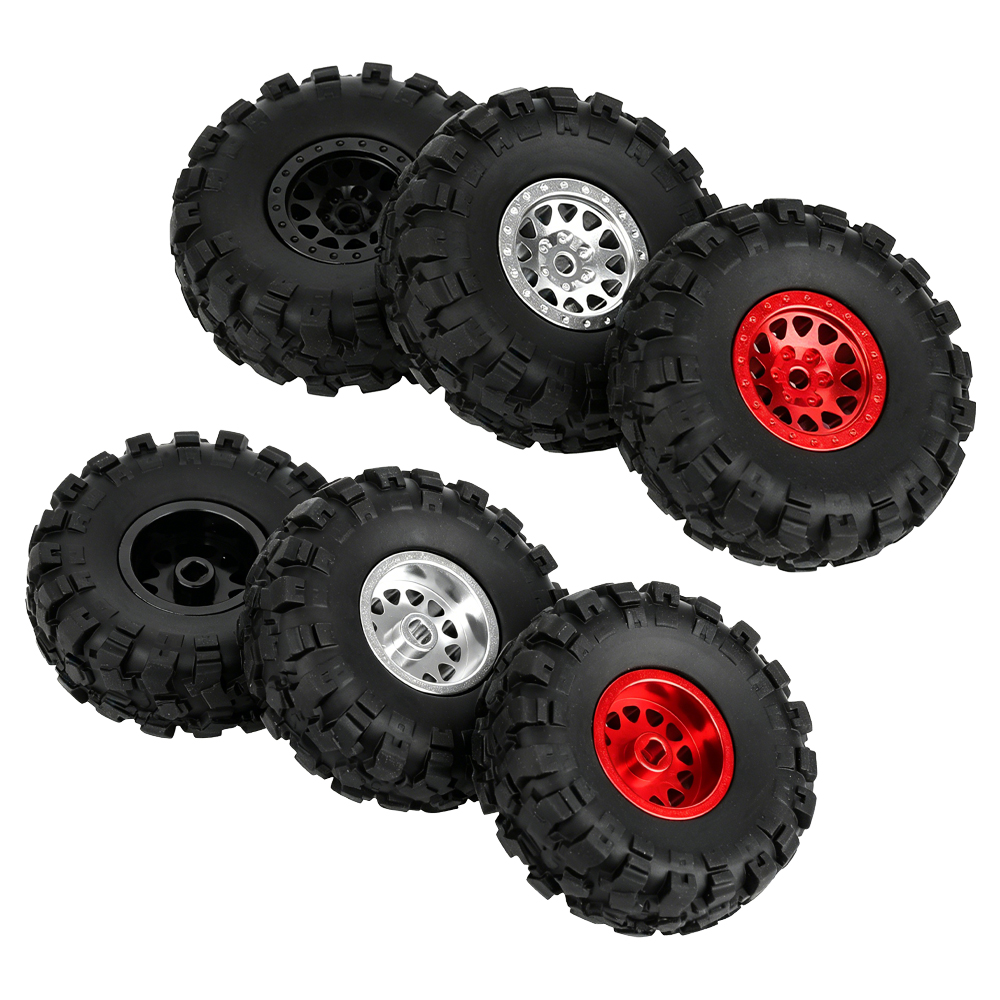 4PCS Wheel Tires With Metal Wh - Rc Tire Foam Insert review and price